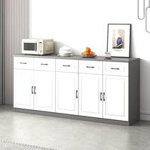 Solid wooden cabinet cabinet locker modern minimal tea cabinet balcony multi-function cabinet home kitchen cabinet