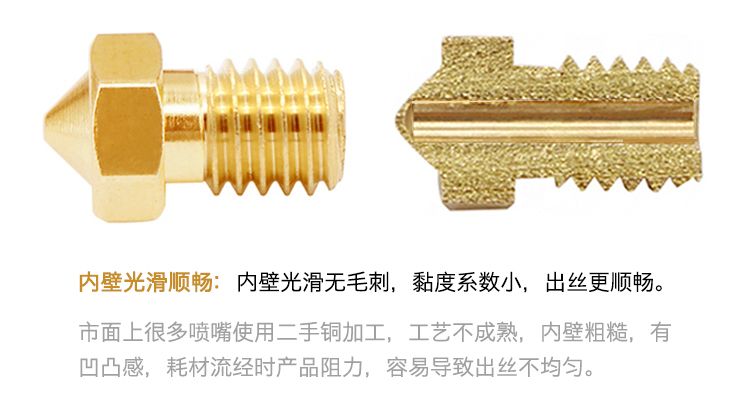 Phụ kiện đầu phun máy in 3D Le Jie Đầu in máy đùn đầu phun E3D V6 0,2 0,3 0,4 0,5 - Phụ kiện máy in