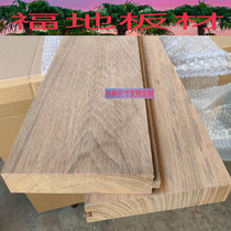 Burmese teak solid wood board log wood square plaque carved small material large platform desktop stair step board