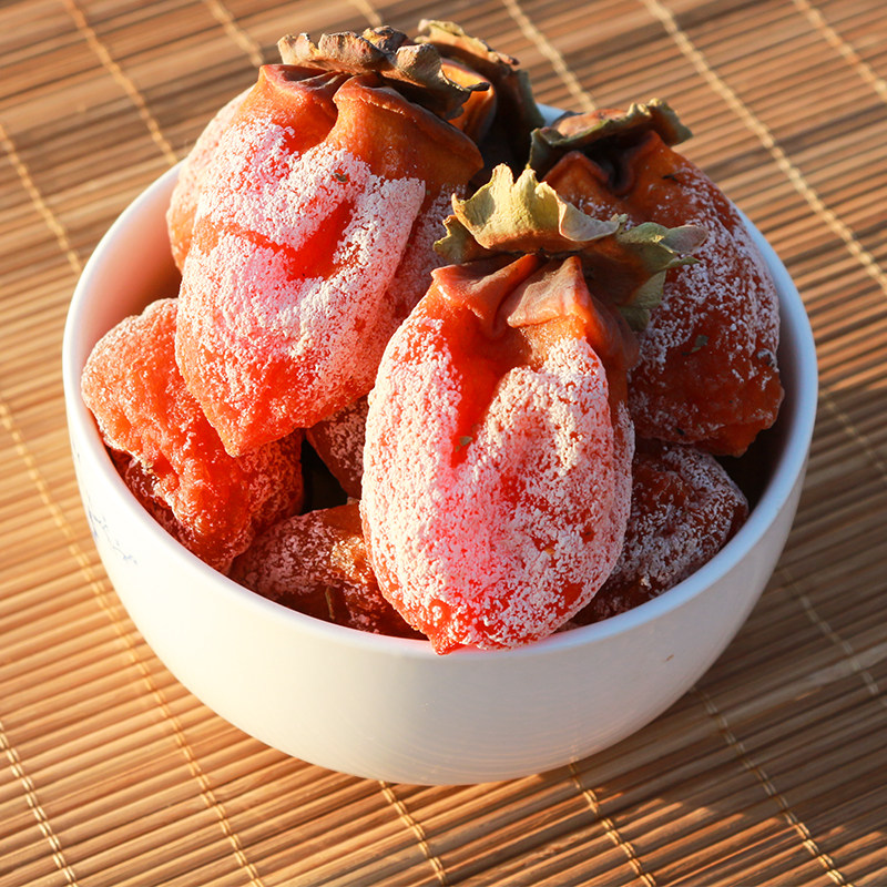 Shaanxi Terproduce Persimmon Cake Farmhouse Handmade Homemade Special Class Creamy Downy Persimmon Cake Sweet Glutinous Flow Heart Whole Box 5 Cati