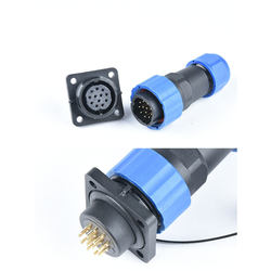 3 core 45 high current square socket waterproof aviation plug sd20sd28-4 core 5 core 25A ສຽບຊາຍແລະຍິງ