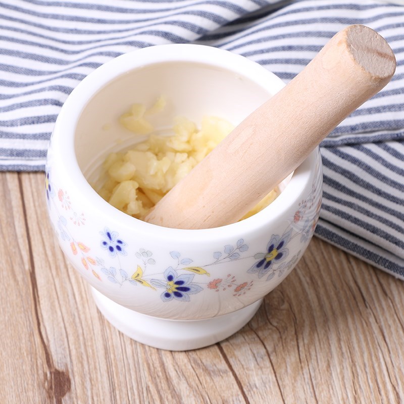 The Transformer ceramic medicine kitchen a mortar garlic mashed garlic to offer them a household pot cylinder mashed garlic dao garlic ground