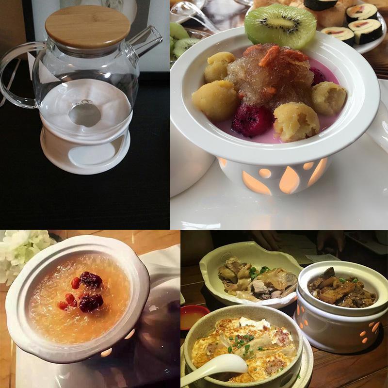 Flower tea kettle insulation base temperature ceramic tea based heating furnace heating glass teapot base to boil tea