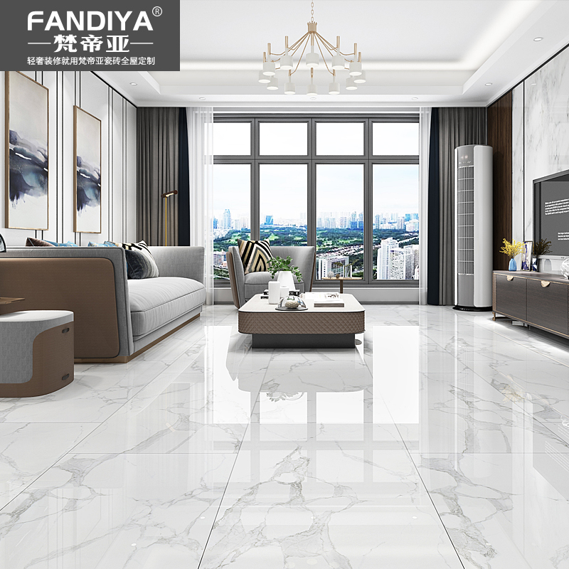 Vandia gray whole body marble tiles 600x1200 Living room large board wall tiles Non-slip floor tiles Floor tiles