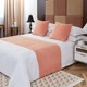 B & B bed towel hotel special bed flag light luxury high-end pillow modern net red home anti-dirty houndstooth bed