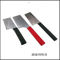 Special single-sided industrial-grade tile knife for plastering and chopping bricks construction tools putty knife for wall-laying and brick-laying knife 65 manganese steel forging