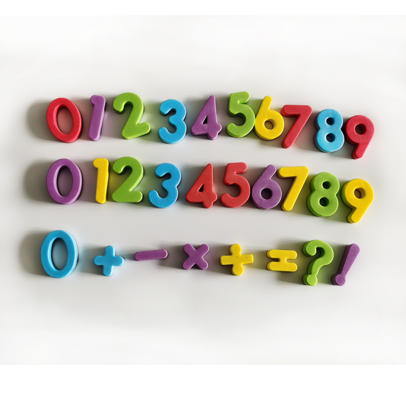 lehoo magnetic letter stickers children's puzzle early education digital stickers Magnetic blackboard matching English pinyin teaching aids color English alphabet stickers