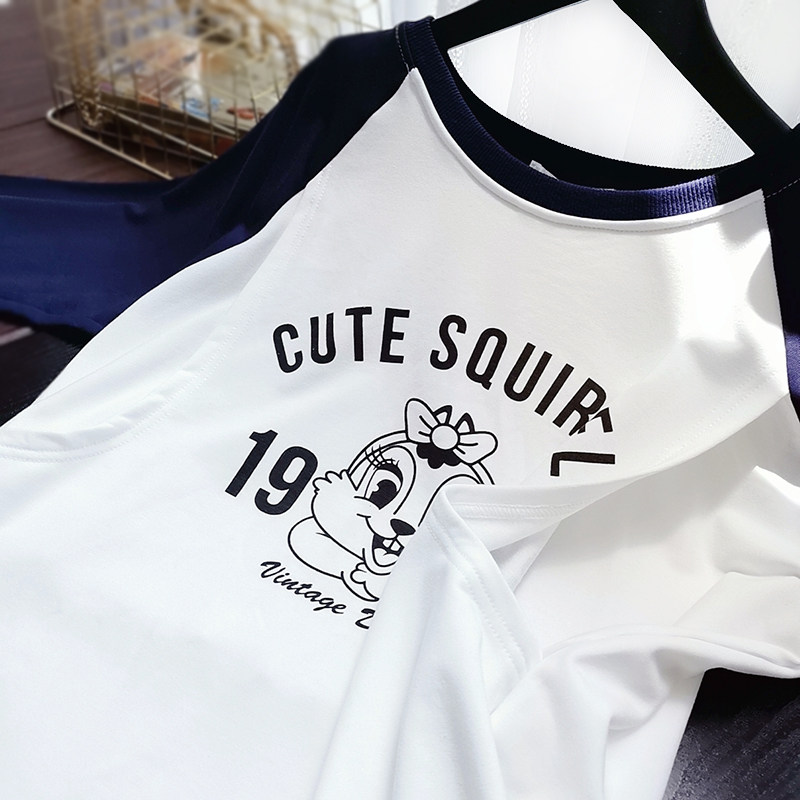 Spring and autumn Long sleeves New Pine Laced Cotton's Gestational Late Blouse External Wear Big Code Feed to Slim Fit-Taobao