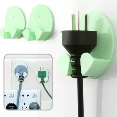 Plug hook Kitchen strong adhesive seamless nail punch-free powder room wall hook Cute small sticky hook on the wall