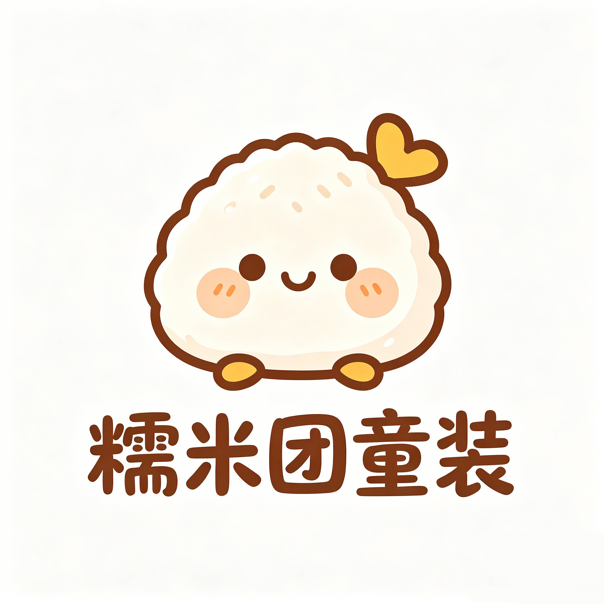 糯米团风格童装馆的LOGO