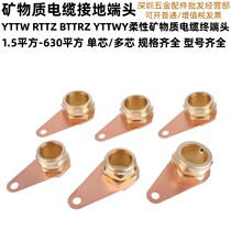 Mineral cable YTTW grounding terminal head single core RTTZ fireproof flexible copper terminal BTTRZ grounding line card
