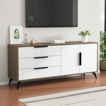 TV cabinet modern minimalist small apartment living room high cabinet simple drawer cabinet Nordic multi-functional bedroom combination wall cabinet