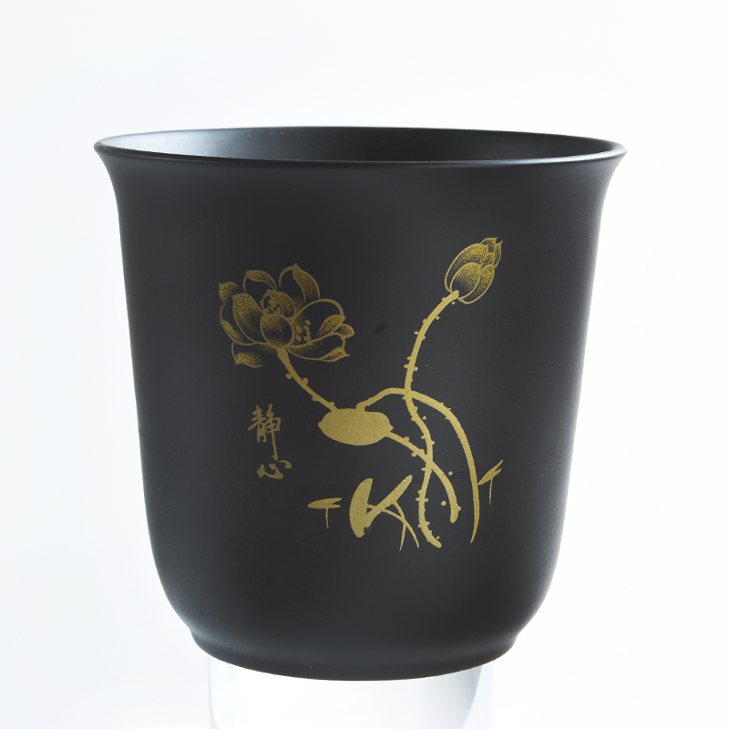 Flowerpot purple ceramic special offer a clearance of creative move contracted basin of Chinese style meat meat meat more than other household orchid