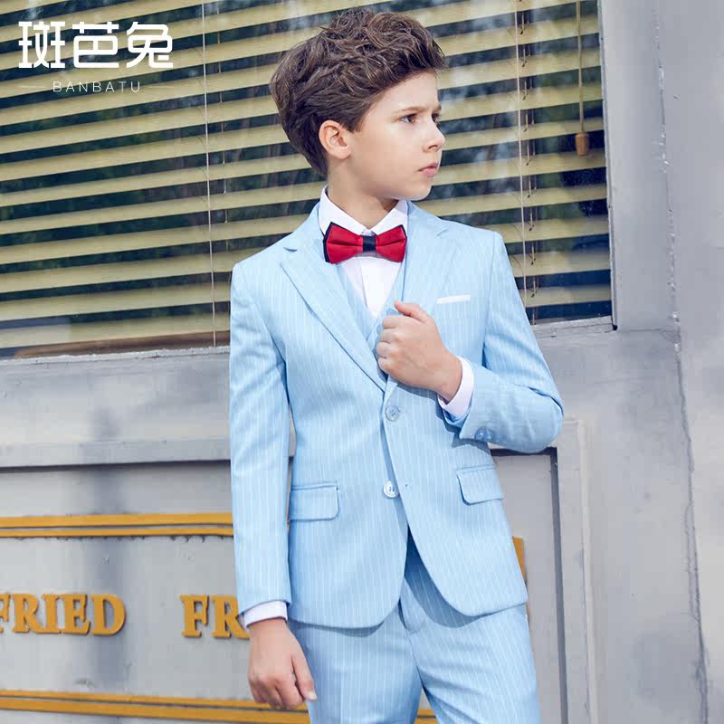 Children's suits, boys' dresses, small suits, flower girl dresses, middle-aged children's piano host performance costumes, British style