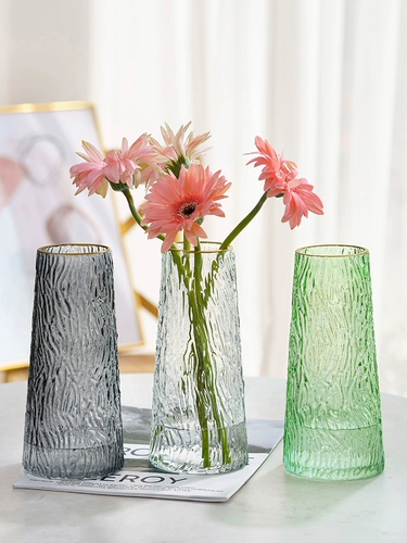 Творческая простая сеть красная ваза INS Wind Nordic Hydroponic Transparent Glass Vase Vase Гостиная цветочная архитектура украшение