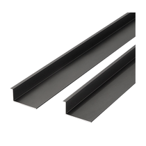 Dianjuege aluminum metal baseboard wall panel closing floor ground corner line footing line gypsum wall sticker