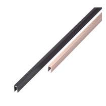 Patron Cabinet Closed Side Tile Yang Corner Guard Wall Corner Seal Strip U Aluminum Alloy Wrapping side Wall U strip black