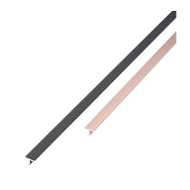 Dianjuege floor edge pressing line T-shaped aluminum alloy strip background wall decorative strip tile joint strip metal T strip