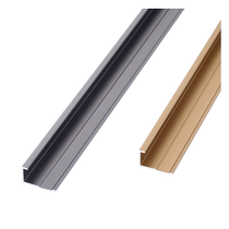 Dianjuege aluminum alloy wall panel I-shaped edge strip 9cm 18 wood veneer edge strip 12mm6 inner and outer corners