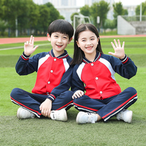 Primary school school uniforms College style class clothes suit Spring childrens sports spring and autumn clothes teacher kindergarten garden clothes customization