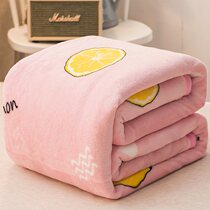 Winter padded bed with thick warm coral blanket bed sheets