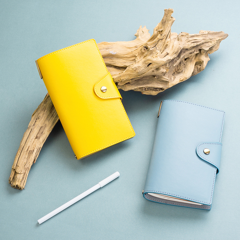 Diligent hand ledger Bench notebook Soft leather Benson A6 college student Teenage Girl Hearts Cute Suit ART REFINEMENT WEB RED HAND LEDGER Detachable Clasp Brief of the Refreshing Sun