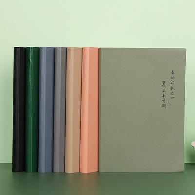 勤得利文艺精致2021年5月起日程本笔记本子简约自律打卡记事本时间管理周计划表日记日历本时间定制可印logo