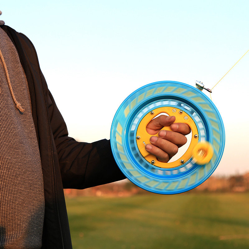 Weifang new selflocking crystal wheel kite hand wheel antireverse bearing roulette wheel Large