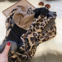 New color-color geometric BAO WEN scarf female Korean Spring and Autumn long Joker silk scarf dual shawl summer seaside
