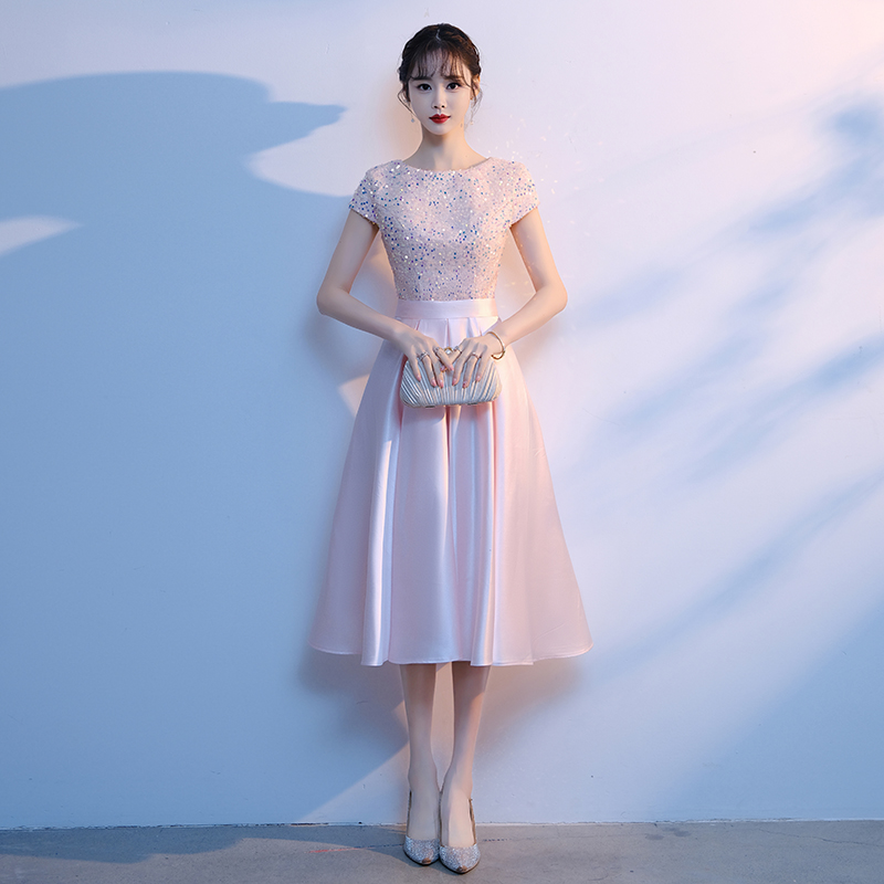  L+Pink round neck  