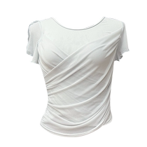 Ancient Qihuang classical dance summer new short-sleeved tops dance clothes Chinese dance ballet body practice clothes