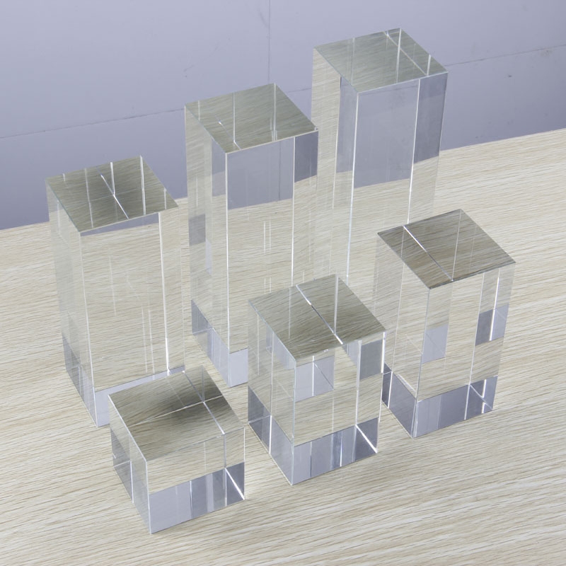 Cake shop crystal square model pillar jewelry plays photography support prop cube counter cosmetic base