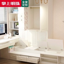  Pearl of the palm furniture Simple American bedroom tatami custom bed wardrobe one-piece custom storage storage cabinet