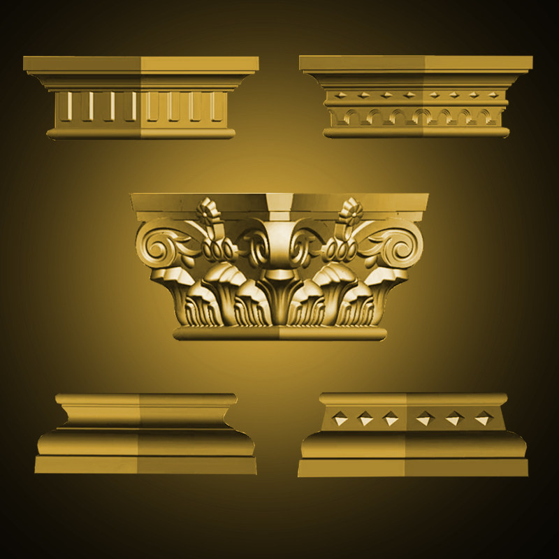 Roman column square column mold stigma stigma model cement products balcony building template European plastic mold