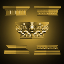 Roman column square column mold stigma stigma model cement products balcony building template European plastic mold