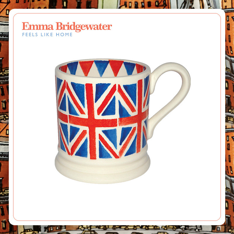Emma Bridgewater Mark Cup Ceramic Cup Coffee Cup UK Emma Flag Paint Memorial