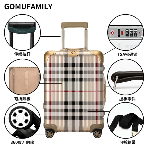 Металлический чемодан, сумка, аксессуары, увеличенная толщина