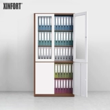 Xinbao Office File Cabinet Железный кожаный шкаф полевой книжный шкаф