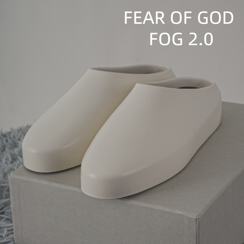 Fear of God Fog 2.0 Outdoor Closed-Toe Slippers Sandals Flat Men's Casual Thick-Soled Shoes with a Soft Feel
