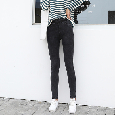 纯棉打底裤显瘦小脚牛仔裤