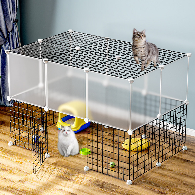 Cat cage oversized free space household can put cat litter box dog cage pet fence free combination cat fence