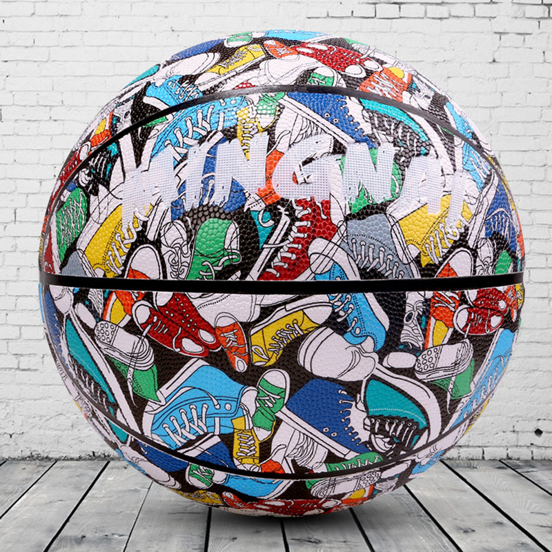 Name Resistant Color Graffiti Abrasion Resistant Outdoor Basketball Limited Edition Street Trend Awesome Adults 6 7 7 Feel King