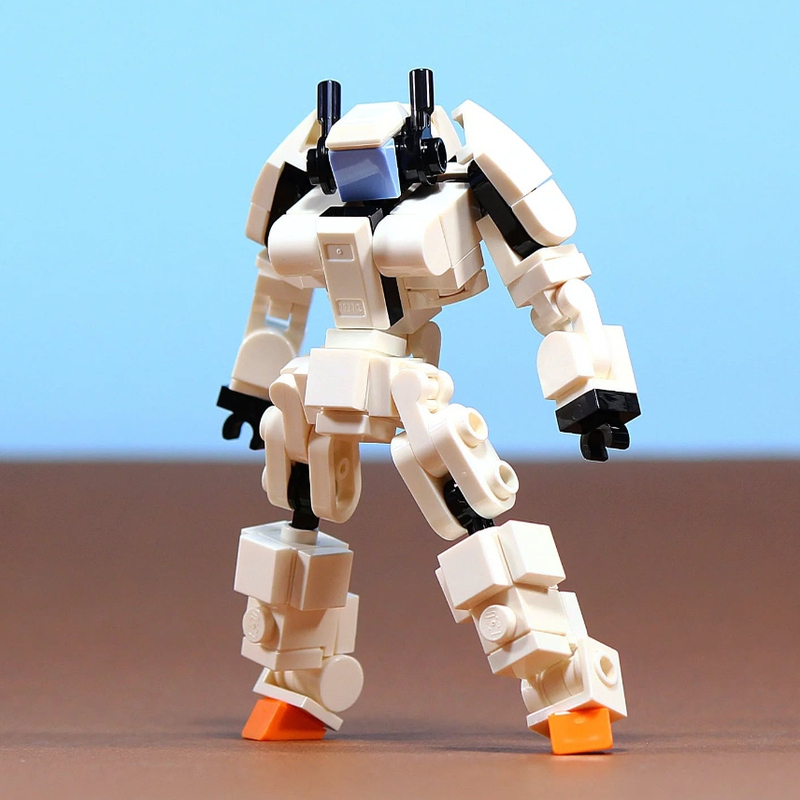 {Clearance Sale} Exoskeleton Mini Combat Robot Mecha Building Blocks Moc Assembly Model Particle Toys
