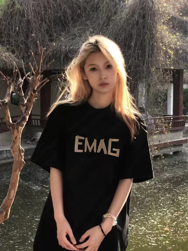 Summer Pure Cotton Regular Shoulder Plus-Size T-Shirt for Women, Loose Korean Style Oversize Design, Niche Short-Sleeve White Top