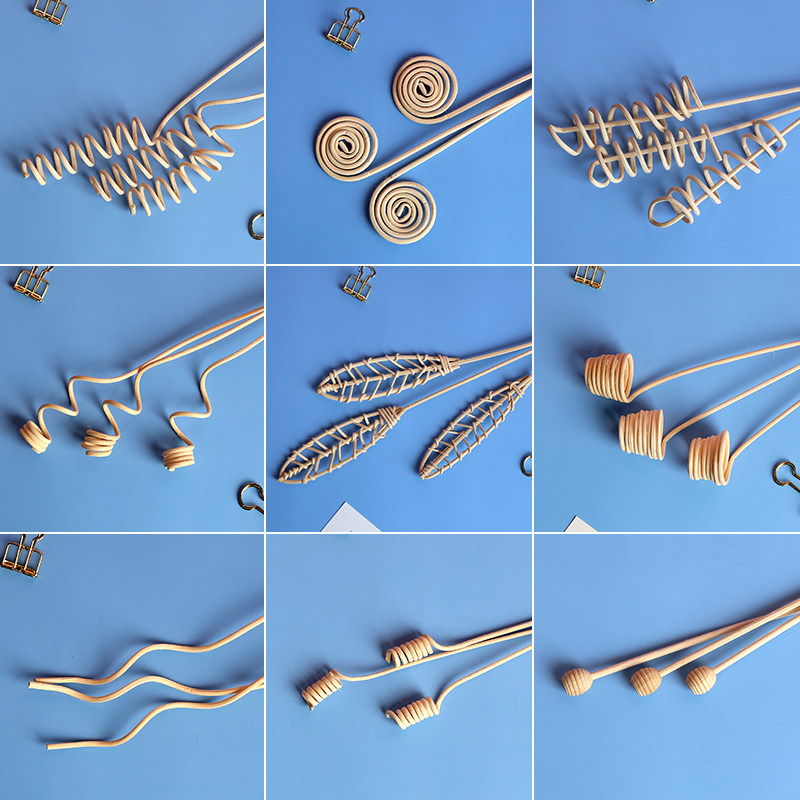 Six Gods Dew Fire-free fragrance volatile bar essential oil piece flower fragrance diy shape vine log expanding rod