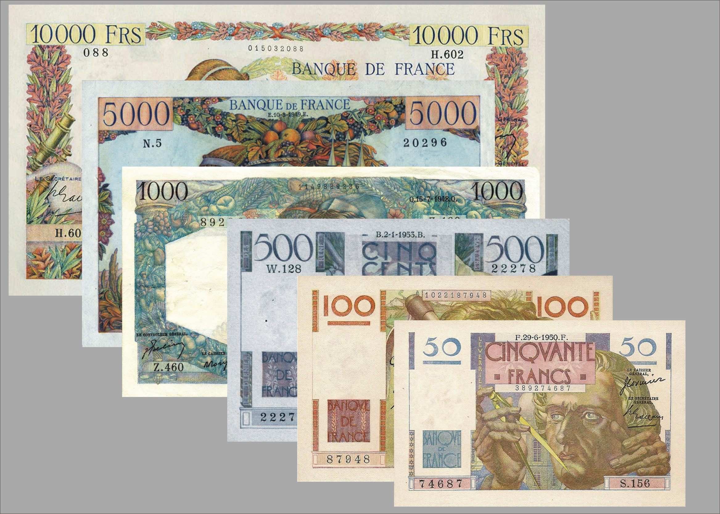 法国旧法郎纸币的魅力，你了解多少？收藏级道具币的深度解析-纪念章定制-淘宝好物网