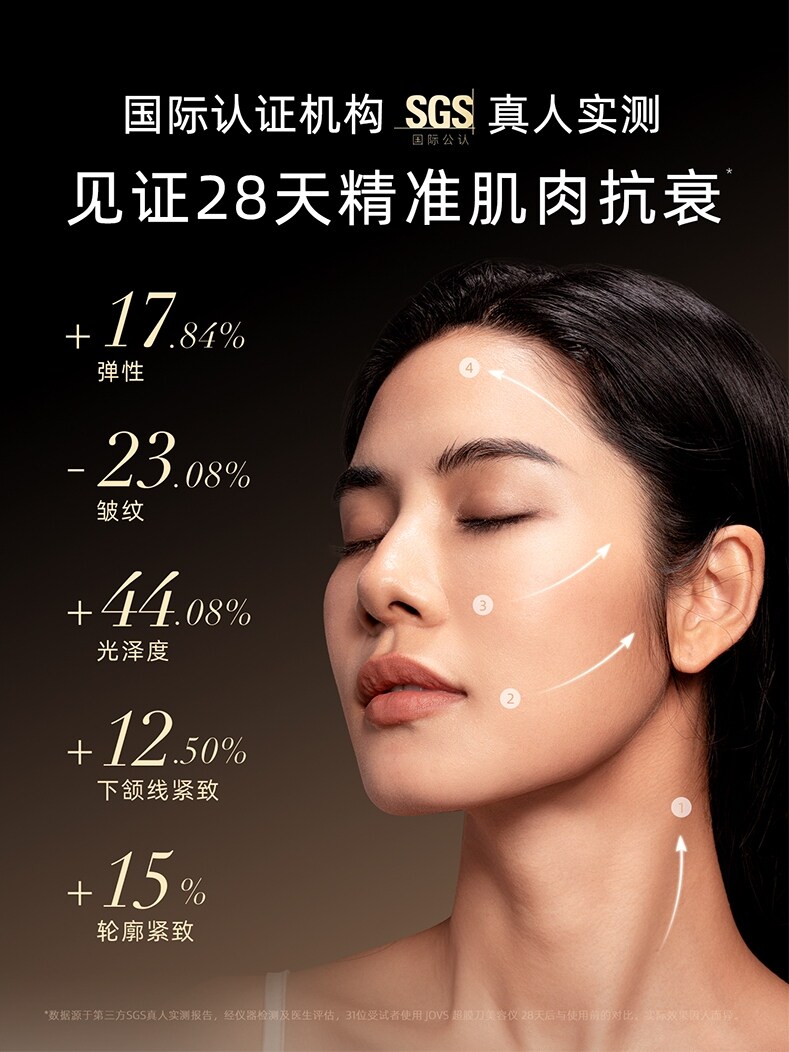 [Same Model as Zhong Liti] Jovs Ultra Membrane Knife Small V Face Device for Facial Lifting and Firming, Home Anti-Aging Beauty Instrument