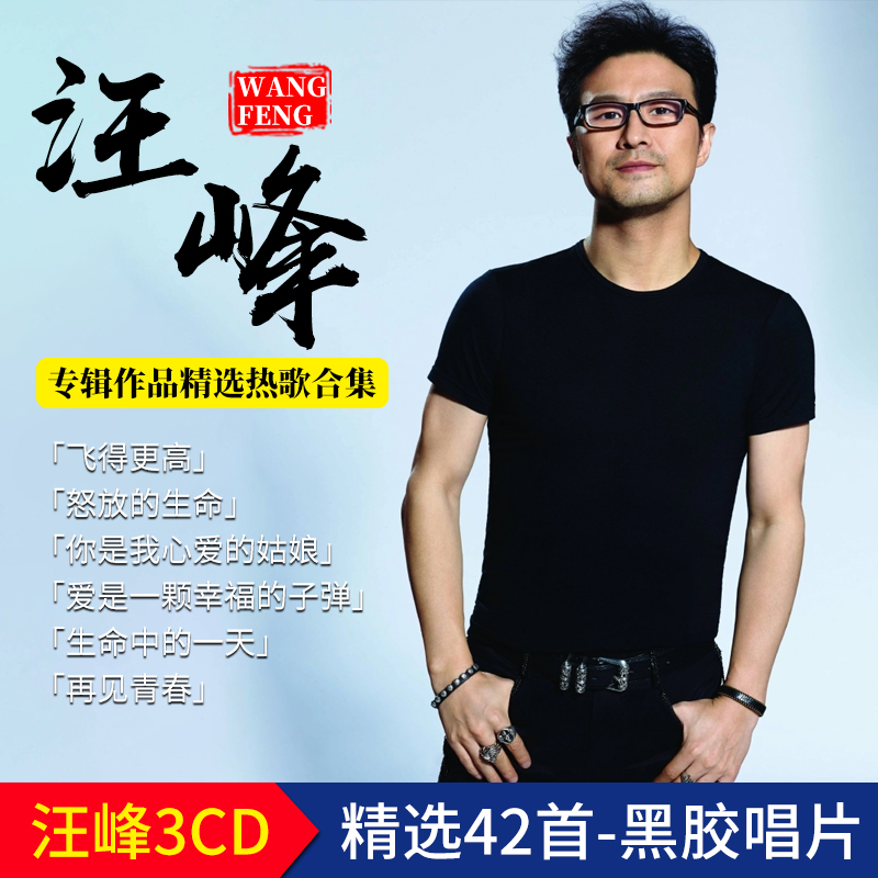 Wang Feng cd album genuine rock new song pop music disc lossless vinyl record car CD disc