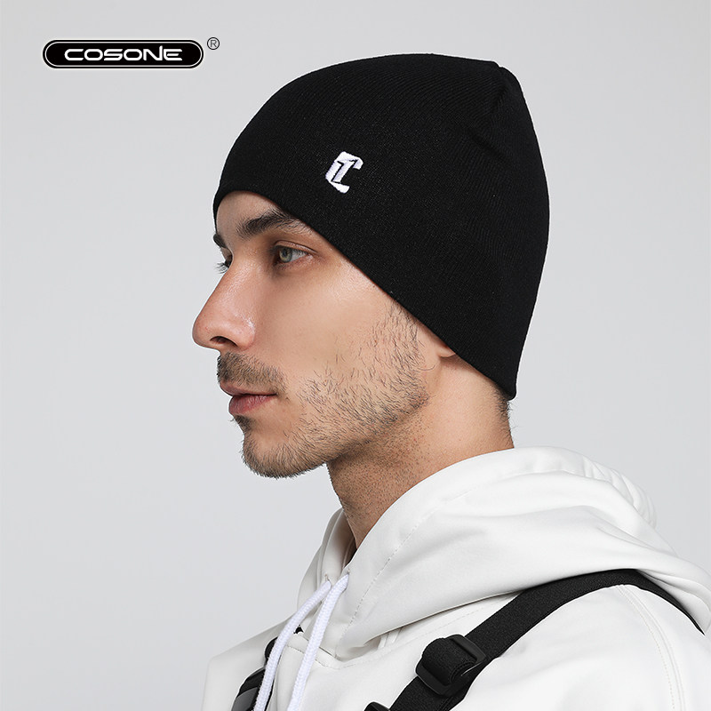 COSONE fine line cap autumn winter style fashion line cap 100 lap warm knit cap knit thin wire cap outdoor cap