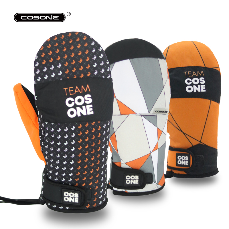 COSONE 19 20 new TEAM series ski gloves single board double board waterproof wear-resistant warm stuffy gloves